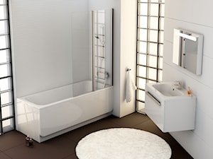 Koncept Chrome - Średnia łazienka z oknem - zdjęcie od RAVAK