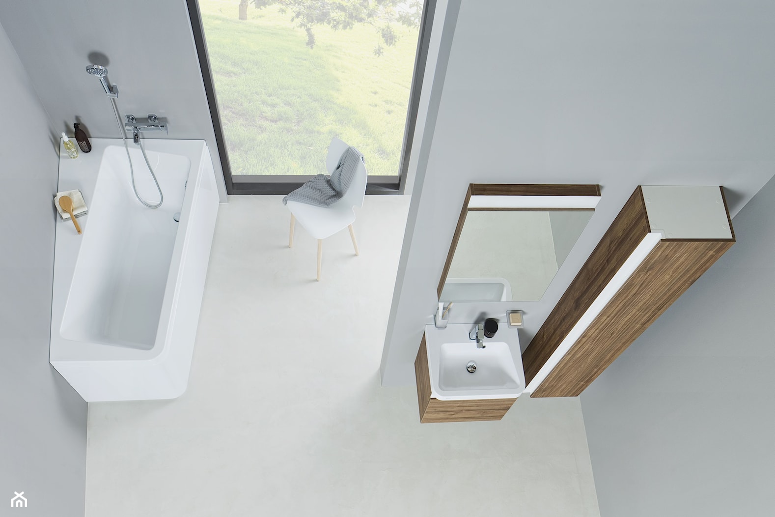 Koncept 10⁰ - kompeksowe wyposażenie łazienki w jednym stylu - zdjęcie od RAVAK - Homebook