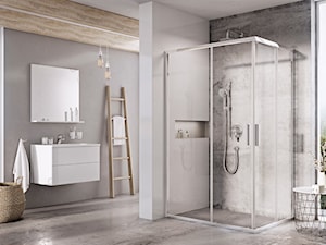 Blix - kabiny i drzwi prysznicowe - Łazienka, styl skandynawski - zdjęcie od RAVAK