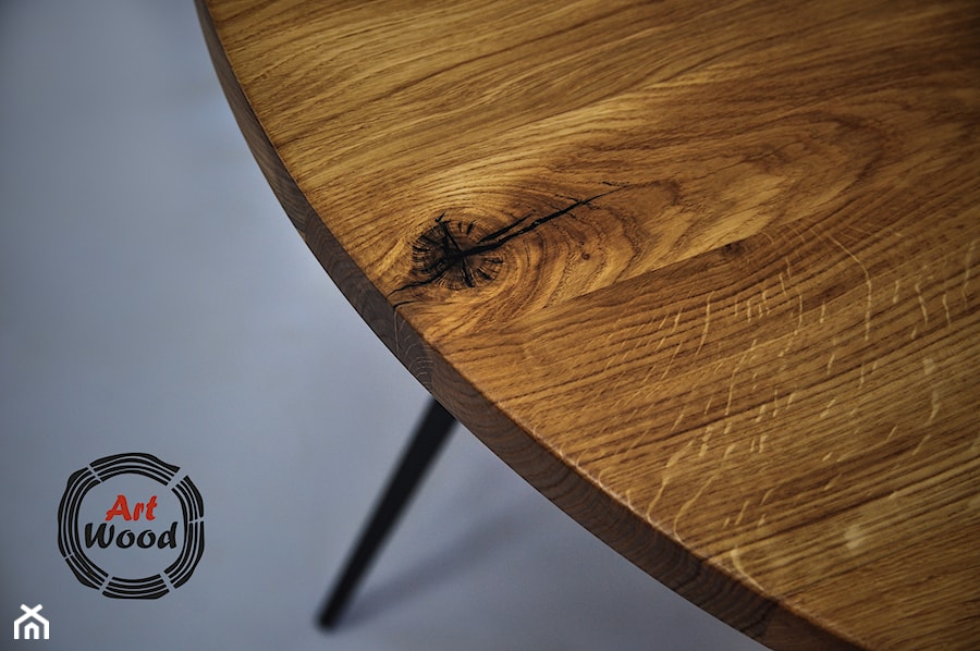 Stolik okrągły loftowy - zdjęcie od Art Wood