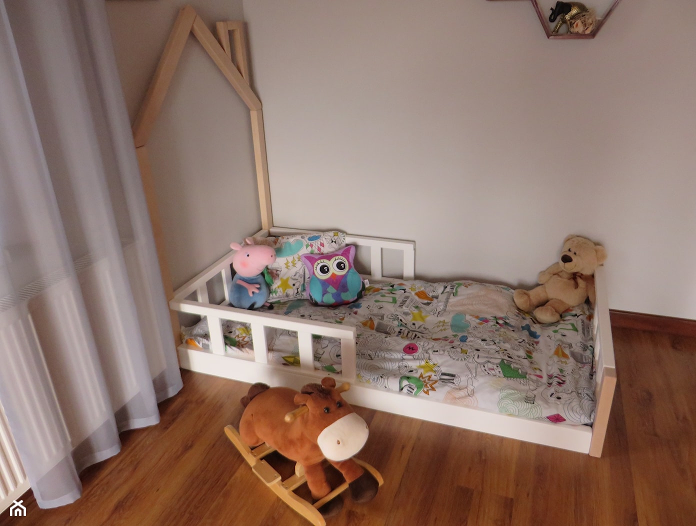 Meble dla dzieci - Łóżko domki - Pokój dziecka, styl skandynawski - zdjęcie od Art Wood - Homebook