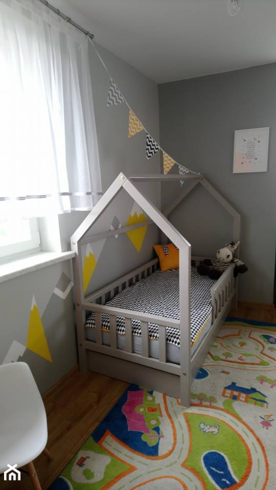 Meble dla dzieci - Łóżko domki - Średni czarny pokój dziecka dla dziecka dla chłopca dla dziewczynki - zdjęcie od Art Wood