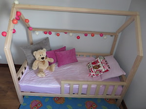 Meble dla dzieci - Łóżko domki - Mały szary pokój dziecka dla dziecka dla chłopca dla dziewczynki - zdjęcie od Art Wood