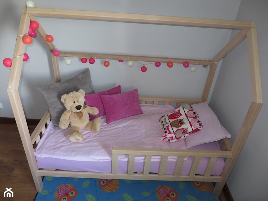Meble dla dzieci - Łóżko domki - Mały szary pokój dziecka dla dziecka dla chłopca dla dziewczynki - zdjęcie od Art Wood