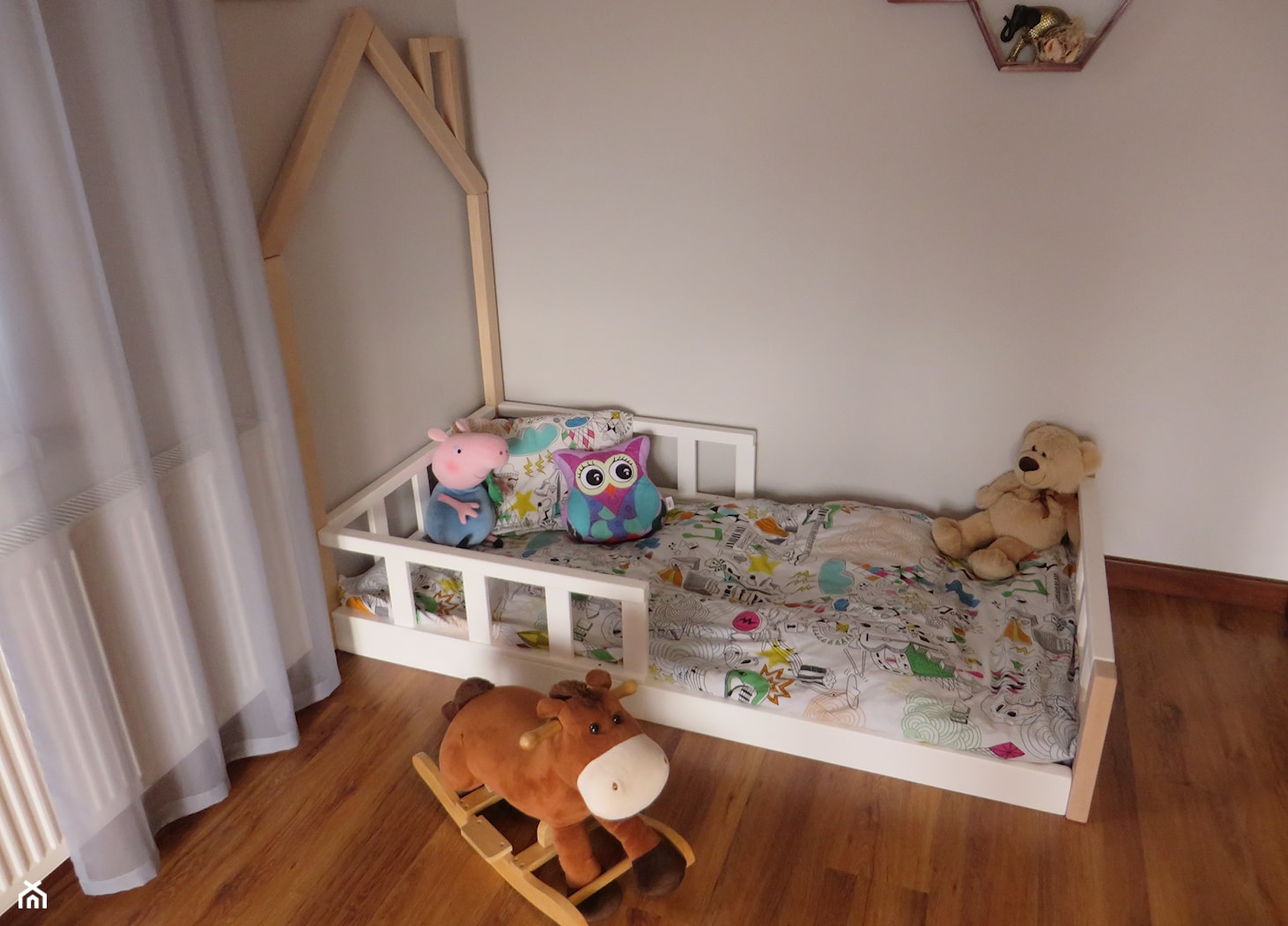 Meble dla dzieci - Łóżko domki - Pokój dziecka, styl skandynawski - zdjęcie od Art Wood - Homebook
