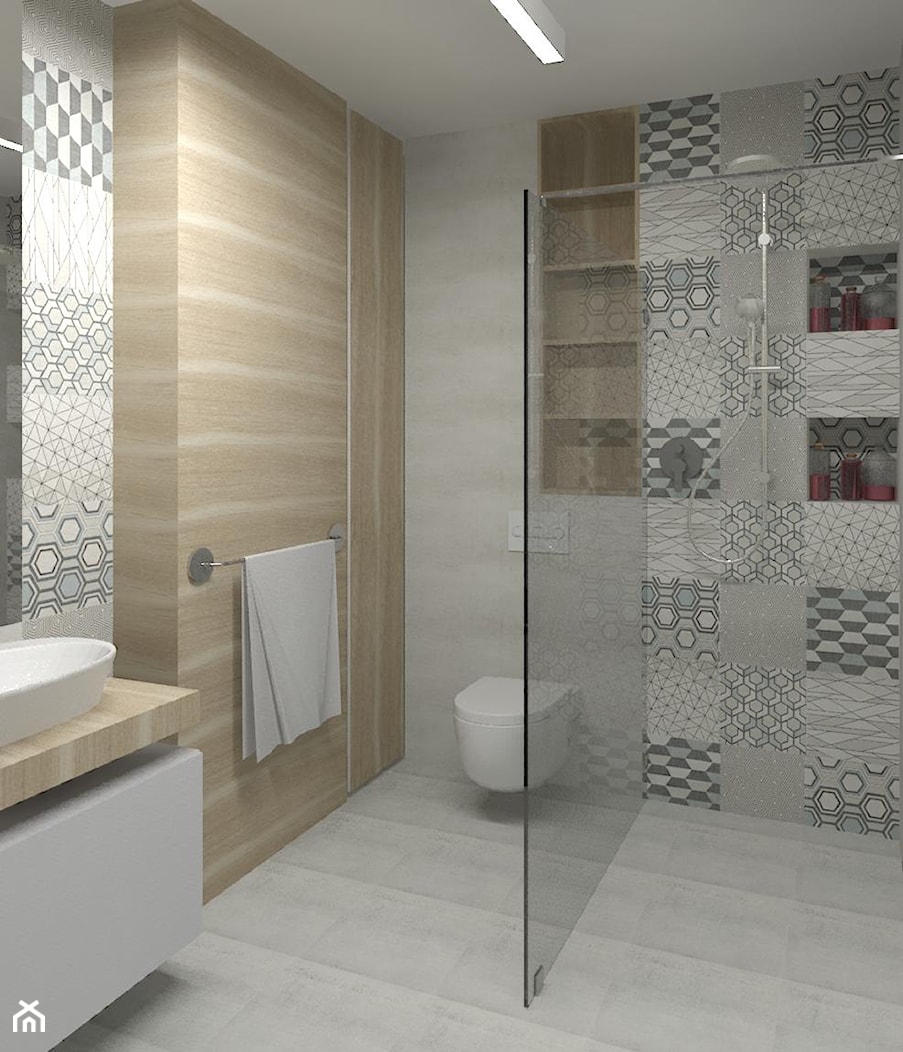 Projekt łazienki w Baninie - zdjęcie od CREATOR ARCHITEKT - Homebook