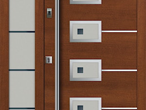 Drzwi zewnętrzne | Top INOX 1 z dostawką - zdjęcie od PARMAX - producent ekskluzywnych drewnianych drzwi zewnętrznych