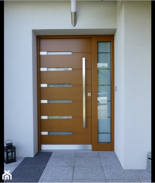 Top INOX 15 z dostawką - zdjęcie od PARMAX - producent ekskluzywnych drewnianych drzwi zewnętrznych - Homebook