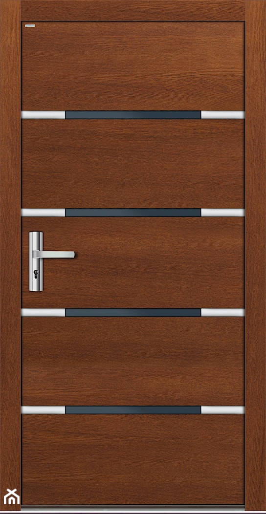 Drzwi zewnętrzne | Top INOX 18 - zdjęcie od PARMAX - producent ekskluzywnych drewnianych drzwi zewnętrznych - Homebook