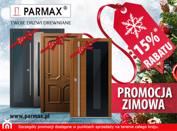PROMOCJA ZIMOWA - zdjęcie od PARMAX - producent ekskluzywnych drewnianych drzwi zewnętrznych - Homebook