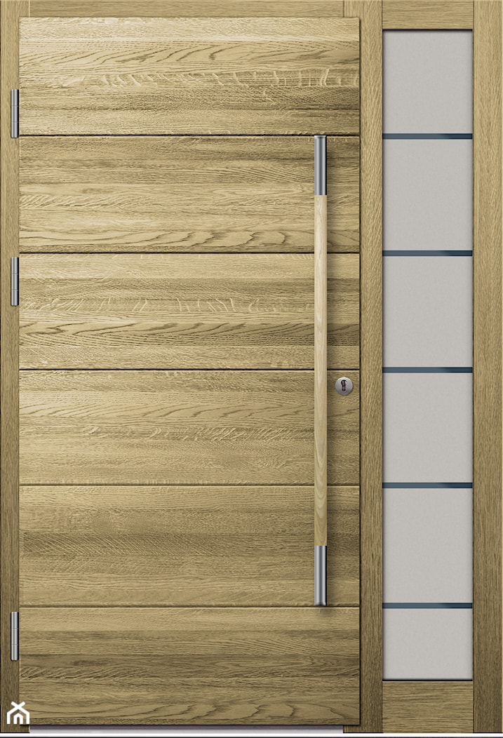 Drzwi zewnętrzne | Top WOOD 03B - zdjęcie od PARMAX - producent ekskluzywnych drewnianych drzwi zewnętrznych - Homebook