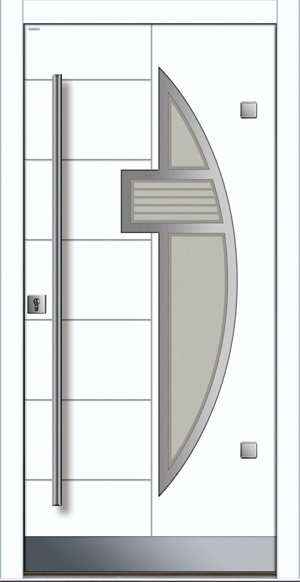 Drzwi zewnętrzne | Top INOX 6 - zdjęcie od PARMAX - producent ekskluzywnych drewnianych drzwi zewnętrznych