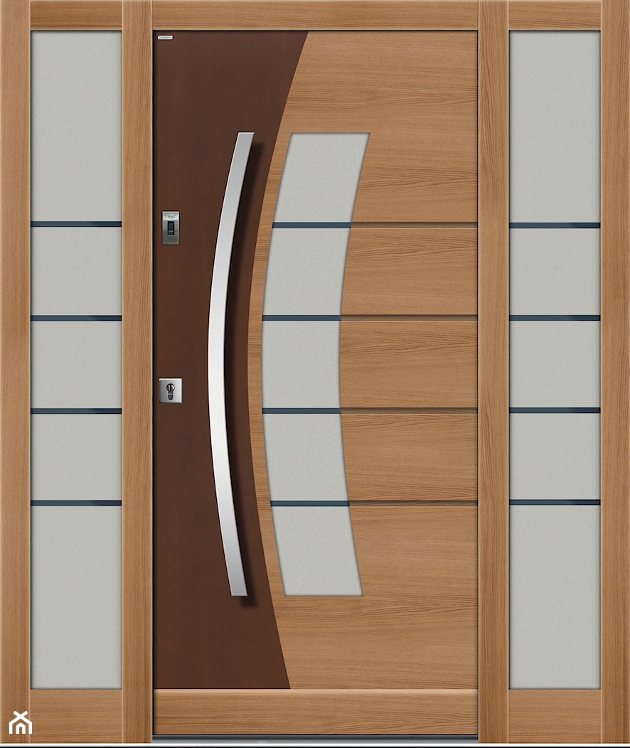 Top PLUS 8 z dwiema dostawkami - zdjęcie od PARMAX - producent ekskluzywnych drewnianych drzwi zewnętrznych - Homebook