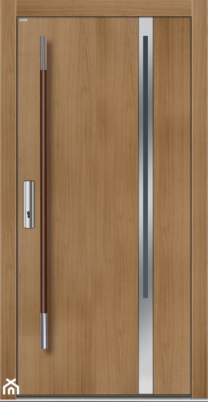 Drzwi zewnętrzne | Top INOX 16 - zdjęcie od PARMAX - producent ekskluzywnych drewnianych drzwi zewnętrznych - Homebook
