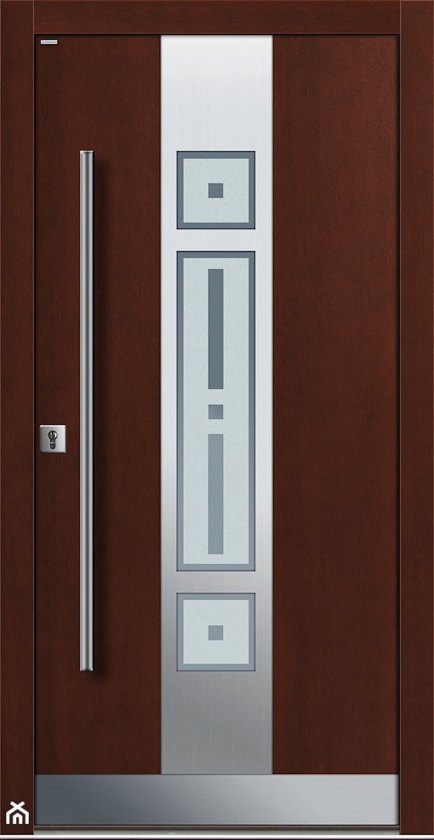 Drzwi zewnętrzne | Top INOX 5 - zdjęcie od PARMAX - producent ekskluzywnych drewnianych drzwi zewnętrznych
