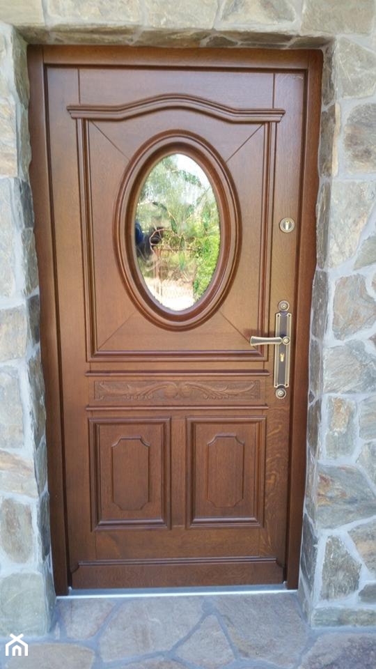 Realizacja Projektu Na Klasyczne Drzwi Zewnętrzne - zdjęcie od PARMAX - producent ekskluzywnych drewnianych drzwi zewnętrznych - Homebook