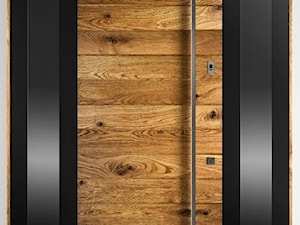 XFAKTOR z dwoma bocznymi dostawkami. - zdjęcie od PARMAX - producent ekskluzywnych drewnianych drzwi zewnętrznych