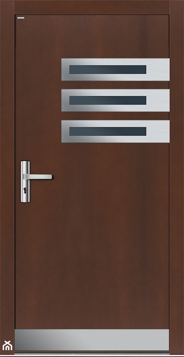 Drzwi zewnętrzne | Top INOX 17 - zdjęcie od PARMAX - producent ekskluzywnych drewnianych drzwi zewnętrznych