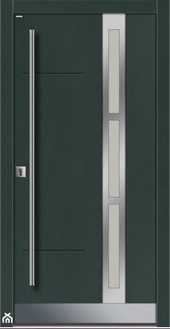 Drzwi zewnętrzne | Top INOX 11 - zdjęcie od PARMAX - producent ekskluzywnych drewnianych drzwi zewnętrznych - Homebook