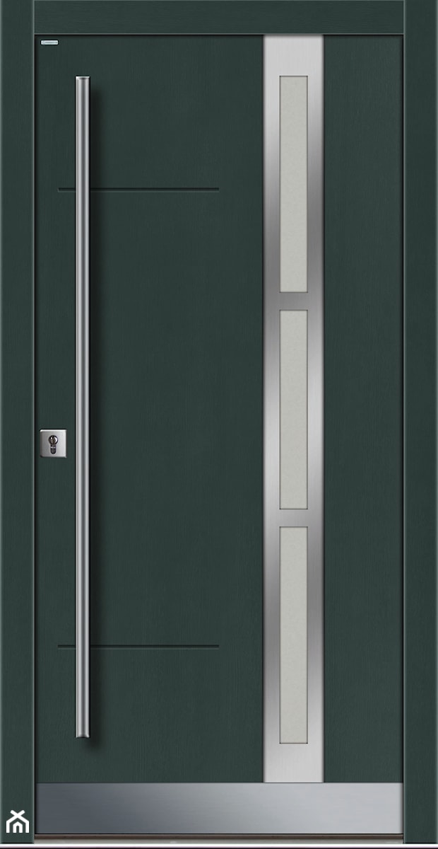 Drzwi zewnętrzne | Top INOX 11 - zdjęcie od PARMAX - producent ekskluzywnych drewnianych drzwi zewnętrznych