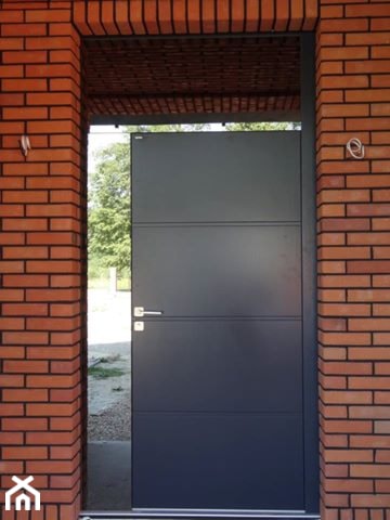 Drzwi zewnętrzne Top Design PLUS - Nowoczesne domy, styl nowoczesny - zdjęcie od PARMAX - producent ekskluzywnych drewnianych drzwi zewnętrznych - Homebook