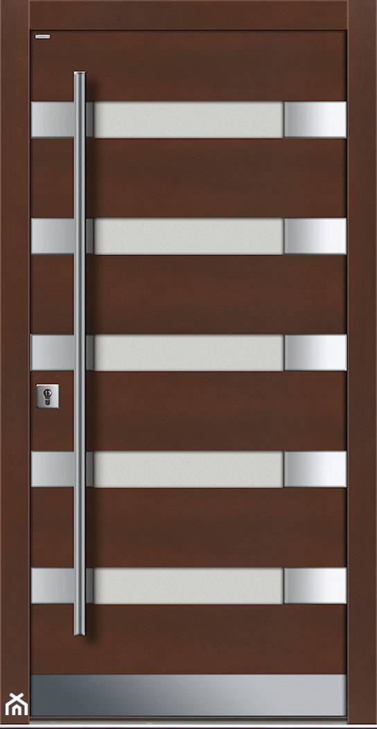 Drzwi zewnętrzne | Top INOX 14 - zdjęcie od PARMAX - producent ekskluzywnych drewnianych drzwi zewnętrznych - Homebook