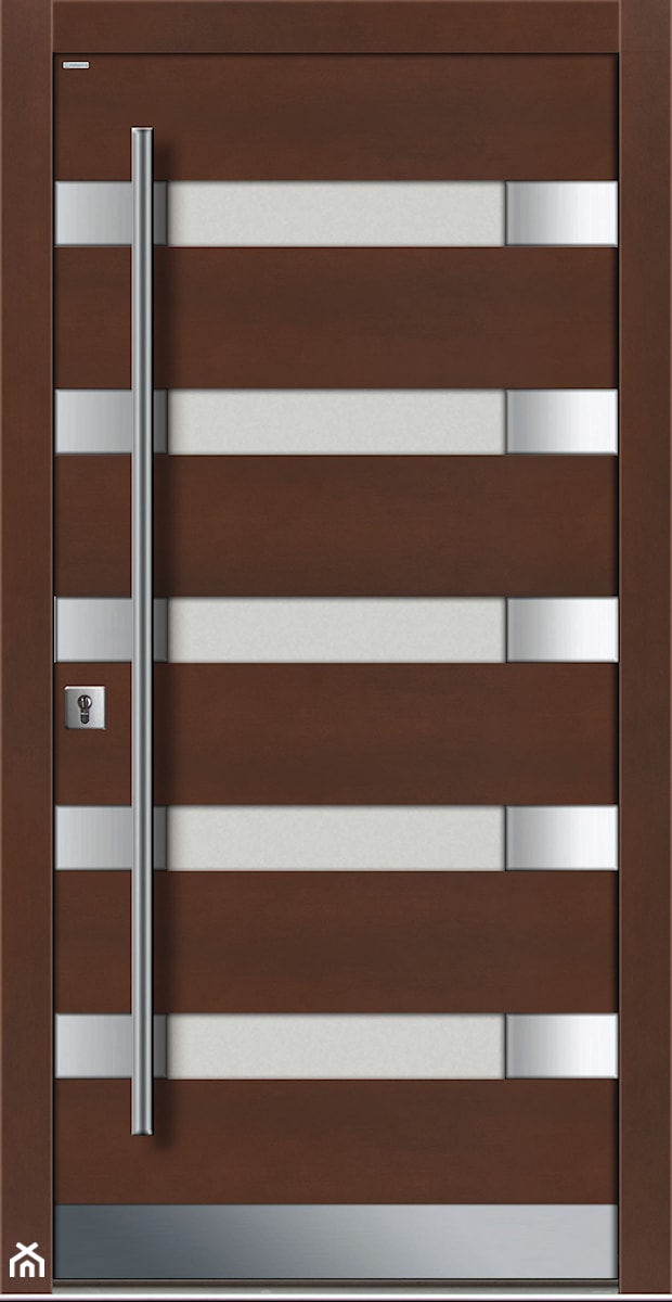 Drzwi zewnętrzne | Top INOX 14 - zdjęcie od PARMAX - producent ekskluzywnych drewnianych drzwi zewnętrznych