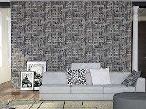 Tapety dostępne w ciągu 24h - Salon, styl nowoczesny - zdjęcie od ubierzsciany.pl