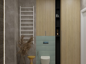 Kolorowe mieszkanie z nutą egzotyki - Łazienka, styl tradycyjny - zdjęcie od JUKA design Pracownia Wnętrz