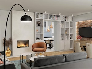 Dom w stylu eklektycznym - Salon, styl glamour - zdjęcie od JUKA design Pracownia Wnętrz