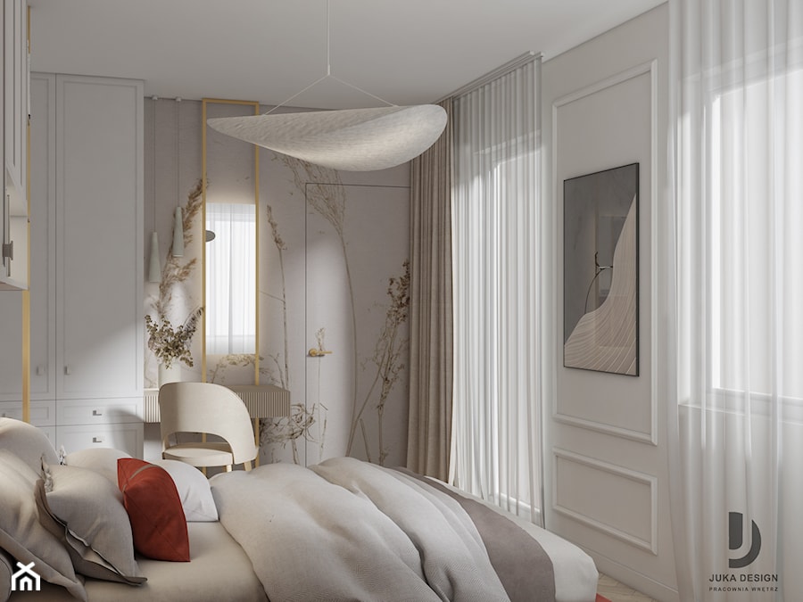 sypialnia modern classic - zdjęcie od JUKA design Pracownia Wnętrz