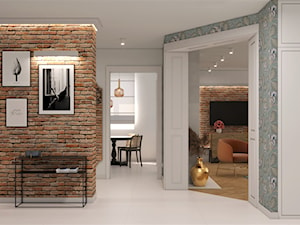 Dom w stylu eklektycznym - Hol / przedpokój, styl glamour - zdjęcie od JUKA design Pracownia Wnętrz