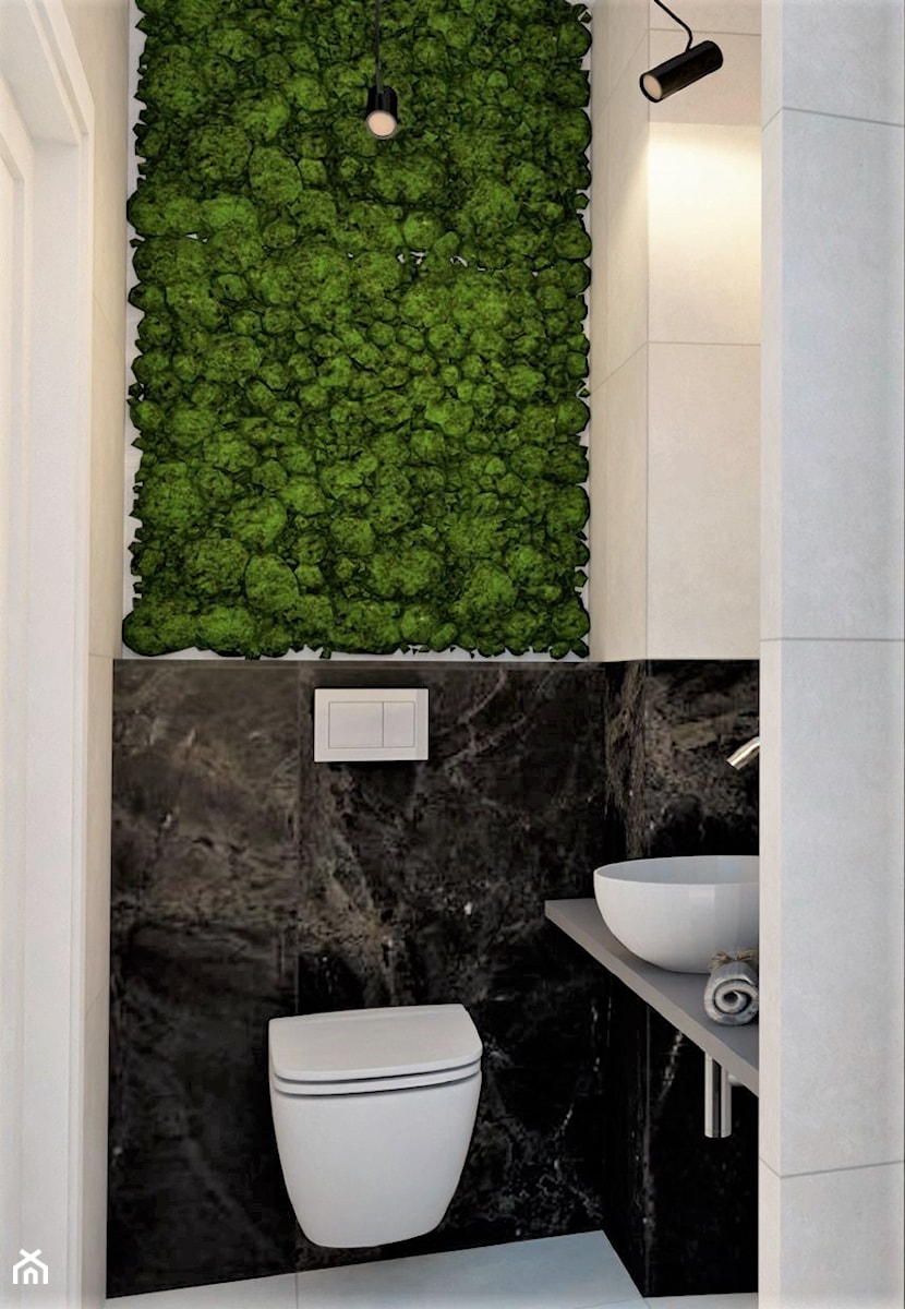 mała łazienka - zdjęcie od JUKA design Pracownia Wnętrz