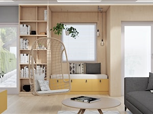 dom w stylu skandynawskim - Salon, styl skandynawski - zdjęcie od JUKA design Pracownia Wnętrz