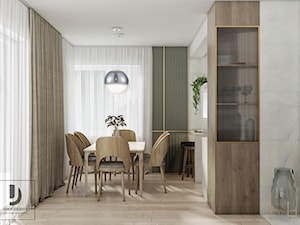 Projekt przytulnego domu - Jadalnia, styl nowoczesny - zdjęcie od JUKA design Pracownia Wnętrz