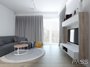 Projekt 5 - Salon, styl minimalistyczny - zdjęcie od PASS Architekci
