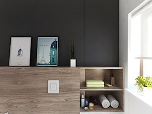Projekt 11 - Łazienka, styl minimalistyczny - zdjęcie od PASS Architekci