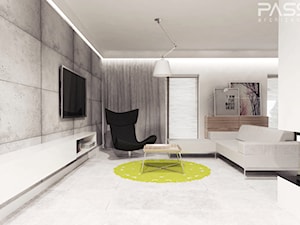 Projekt 6 - Salon, styl skandynawski - zdjęcie od PASS Architekci