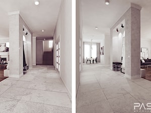 Projekt 1 - Średni szary hol / przedpokój, styl tradycyjny - zdjęcie od PASS Architekci