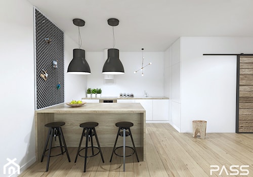Projekt 12 - Kuchnia, styl minimalistyczny - zdjęcie od PASS Architekci