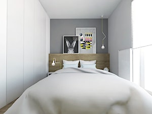 Projekt 5 - Sypialnia, styl minimalistyczny - zdjęcie od PASS Architekci