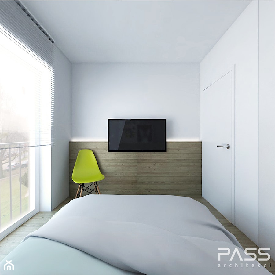 Sypialnia, styl minimalistyczny - zdjęcie od PASS Architekci