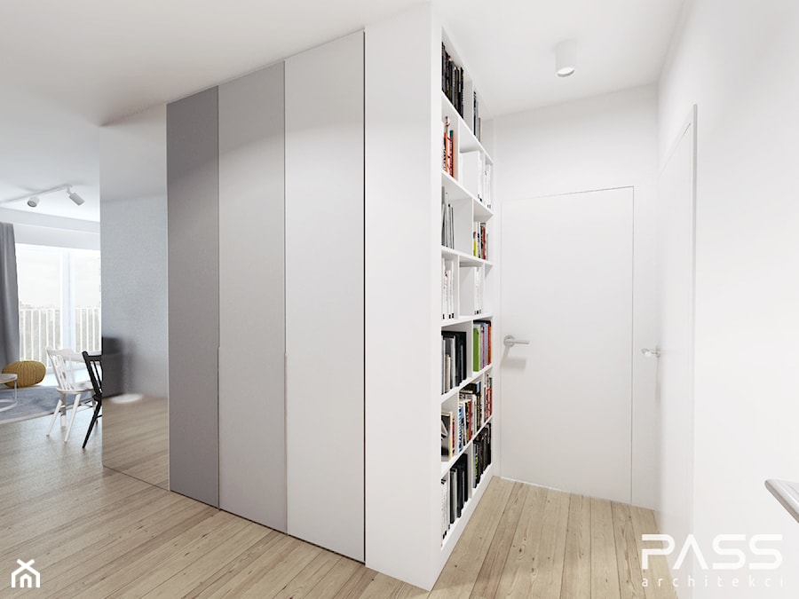 Projekt 5 - Hol / przedpokój, styl minimalistyczny - zdjęcie od PASS Architekci