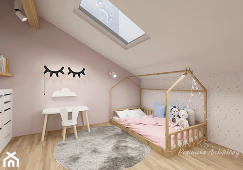 Pokój, sypialnia rocznej dziewczynki - zdjęcie od Pracownia ONYKS