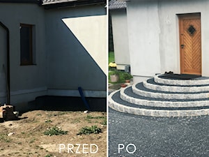 Schody kamienne - Ogród, styl tradycyjny - zdjęcie od kdiproject.pl