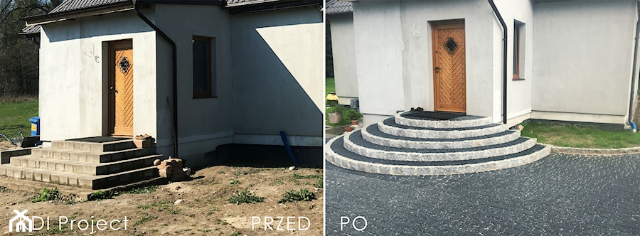 Schody kamienne - Ogród, styl tradycyjny - zdjęcie od kdiproject.pl