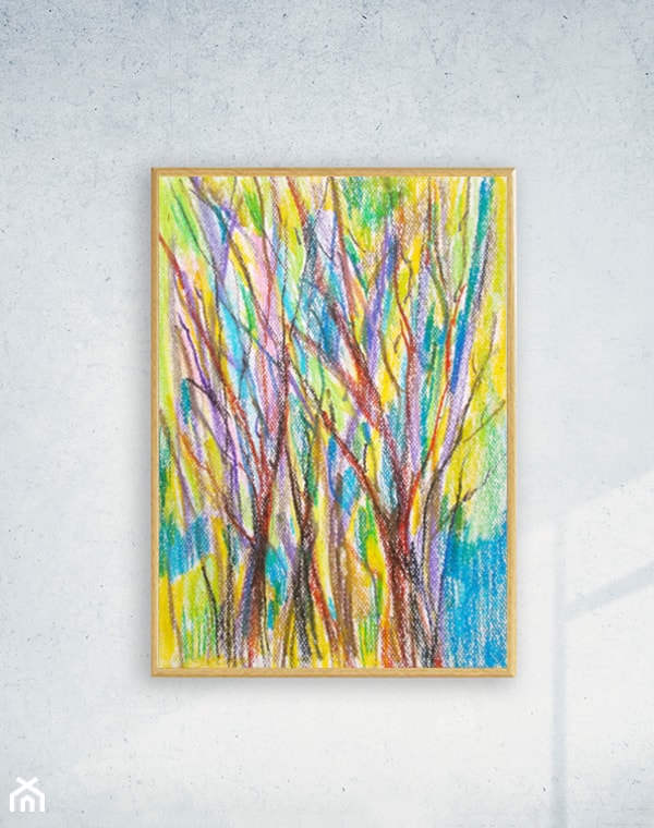 drzewa szkic kolorowy - zdjęcie od annasko