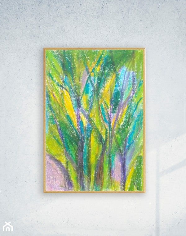 drzewa szkic kolorowy - zdjęcie od annasko - Homebook