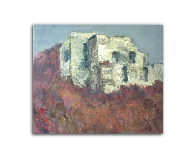 zamek obraz olejny - zdjęcie od annasko