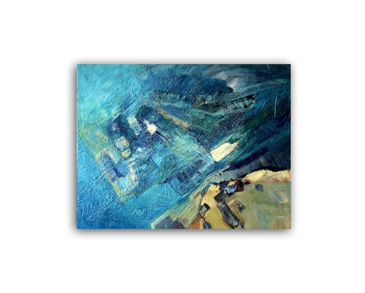 Wileki błękit-obraz olejny - zdjęcie od annasko